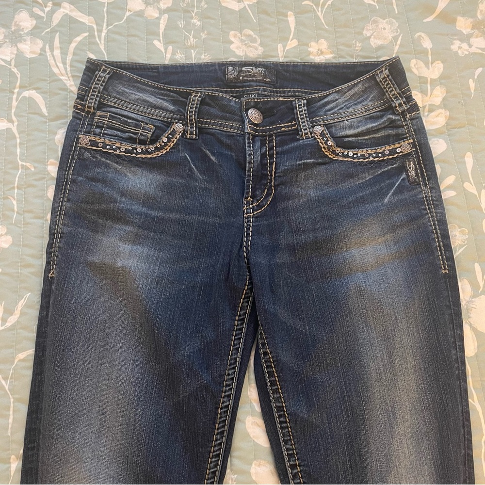 Silver Suki Slim Jeans